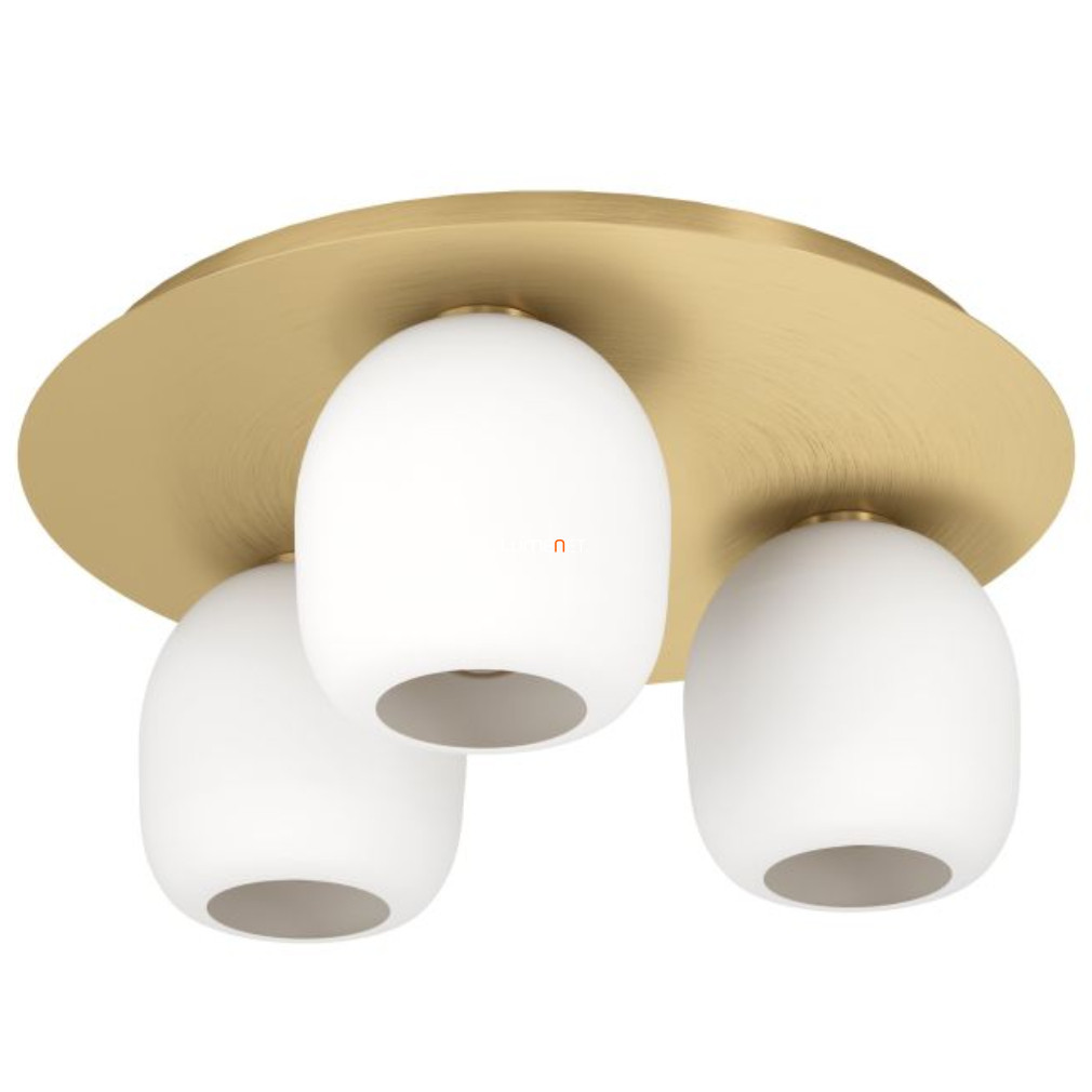 Mennyezeti lámpa három foglalattal, fehér-arany színű (Manzanares)