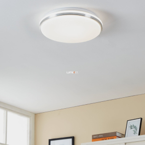   Mennyezeti LED lámpa fürdőszobába 18 W, hidegfehér, fehér-krómszínű - Pinetto Eglo 900365