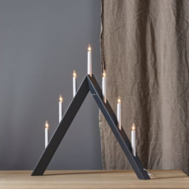 Fekete LED gyertyapiramis (Arrow)