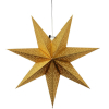 Karácsonyi arany színű csillag dekoráció (Dot)