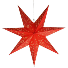 Karácsonyi csillag dekoráció, függeszthető (Dot)