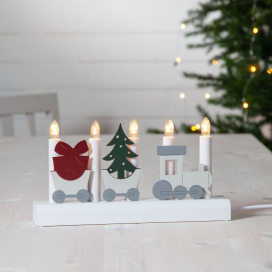 Ajándék mozdonyos világító asztal dekor (Julia)