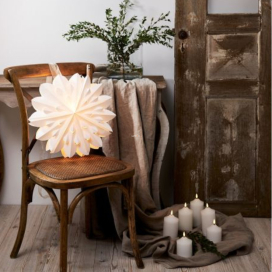 Karácsonyi dekor függeszték, hógolyó (Clipp)