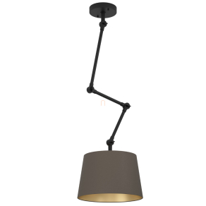   Textil függesztett lámpa állítható magassággal, 35 cm - Pistunio Eglo 390198, 1xE27 foglalattal, 220-240 V