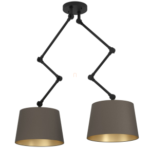   Textil függesztett lámpa állítható magassággal - Pistunio Eglo 390199, 2xE27 foglalattal, 220-240 V