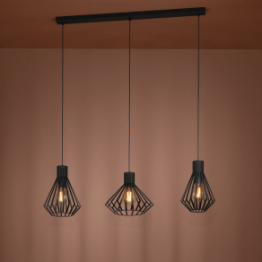   Árnyékvető függesztett lámpa - Basidano Eglo 390125, 3xE27 foglalattal, 220-240 V