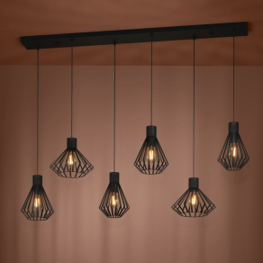   Árnyékvető függesztett lámpa - Basidano Eglo 390126, 6xE27 foglalattal, 220-240 V