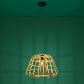   Árnyékvető függesztett lámpa boho stílusban, 50 cm - Montezuelo Eglo 390151, 1xE27 foglalattal, 220-240 V