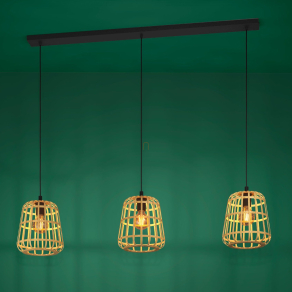   Árnyékvető függesztett lámpa boho stílusban - Montezuelo Eglo 390153, 3xE27 foglalattal, 220-240 V