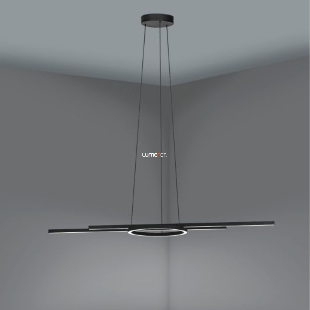 Szabályozható függesztett LED lámpa 16 W, hideg-melegfehér, fekete (Zillerio)
