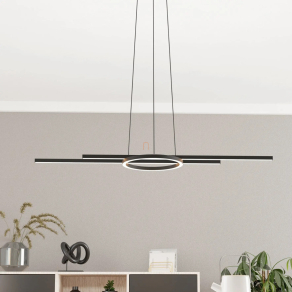   Szabályozható függesztett LED lámpa 16 W, hideg-melegfehér, fekete - Zillerio Eglo 900398