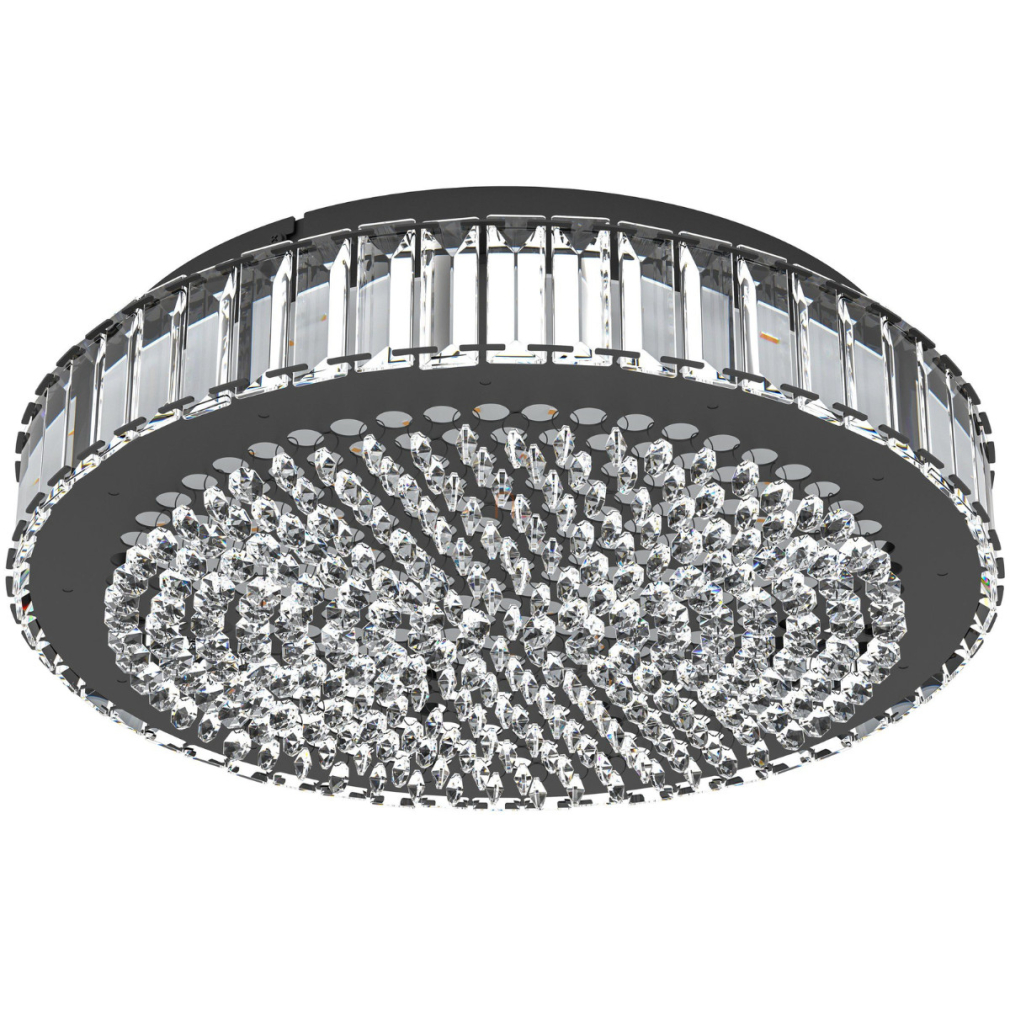 Mennyezeti LED lámpa prizma kristály díszekkel, 41 cm - Balparda Eglo 390248, 3500 lm, 4000 K, 23,5 W, 220-240 V