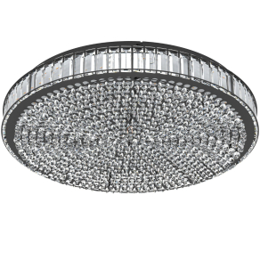   Mennyezeti LED lámpa prizma kristály díszekkel - Balparda Eglo 390249, 7120 lm, 4000 K, 4x5,6+4x7,5 W, 220-240 V