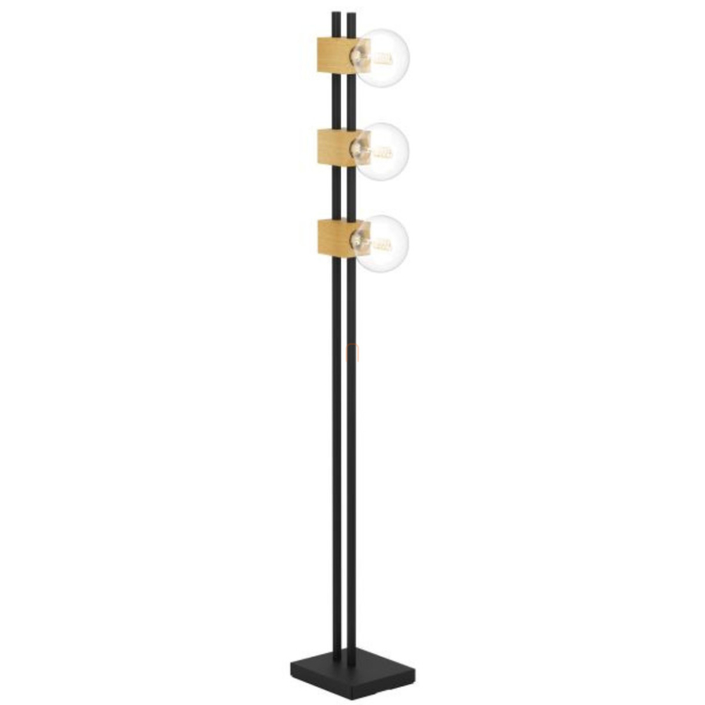 Minimál állólámpa 3 foglalattal, 150,5 cm - Levantara Eglo 390194, talpkapcsolós, 3xE27 foglalattal, IP20, 220-240 V