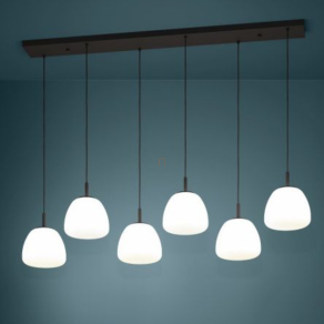   Függesztett üveg lámpa - Balmes Eglo 390203, 6xE27 foglalattal, 220-240 V