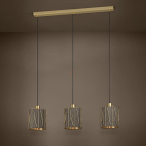   Textil függesztett lámpa dísz vázzal - Corojal Eglo 390207, 3xE27 foglalattal, 220-240 V