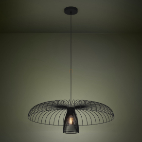   Árnyékvető függesztett lámpa, 77 cm - Champerico Eglo 390216, 1xE27 foglalattal, 220-240 V