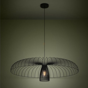   Árnyékvető függesztett lámpa, 98,5 cm - Champerico Eglo 390217, 1xE27 foglalattal, 220-240 V