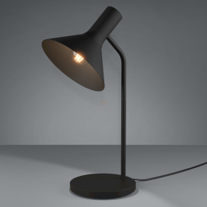   Asztali lámpa, fekete, 49,5 cm - Morescana Eglo 390221, 1xE27 foglalattal, 220-240 V