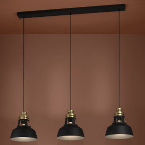   Loft függesztett lámpa - Espinardo Eglo 390231, 3xE27 foglalattal, 220-240 V