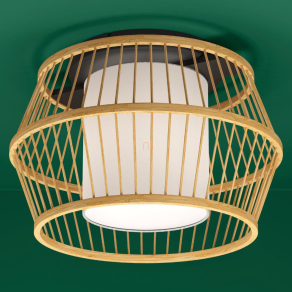   Natúr mennyezeti lámpa, 34,5 cm - Monterroso Eglo 390232, 1xE27 foglalattal, 220-240 V