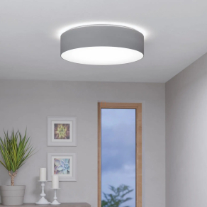   Szabályozható mennyezeti LED lámpa 35 W, hideg-melegfehér, szürke-fehér színű - Romao RGBW Eglo 900442