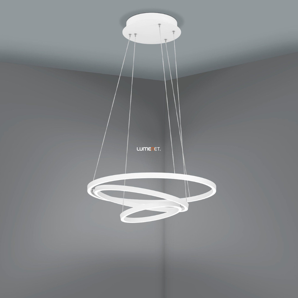 Szabályozható függesztett LED lámpa 43,2 W, hideg-melegfehér, fehér színű (Lobinero)