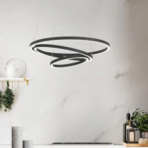   Szabályozható függesztett LED lámpa 43,2 W, hideg-melegfehér, fekete - Lobinero Eglo 900479