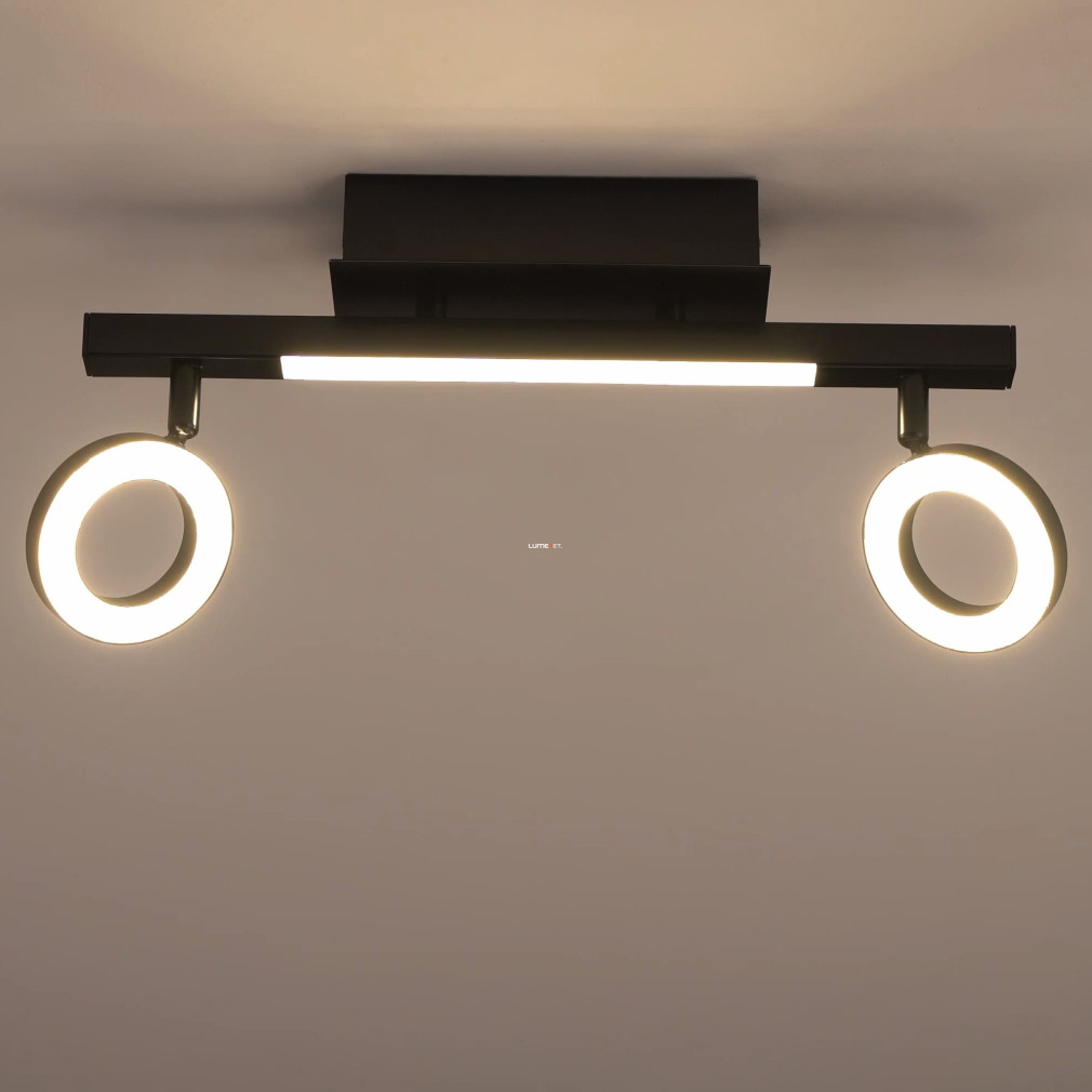 LED spotlámpa 6,4 W, melegfehér, fekete (Cardillio)