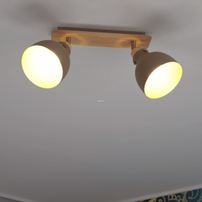   Homokszínű spot lámpa 2 foglalattal - Arrecife Eglo 900712