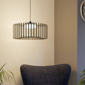   Okos függesztett LED lámpa, fekete színben - Ginestrone-Z-RGBW Eglo 900723