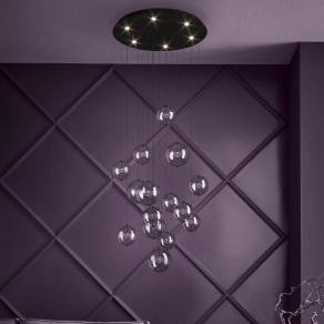   Buborék függesztett LED lámpa - Espardello Eglo 390333, 3000 lm, 3000 K, 6x4,2 W, 220-240 V, IP20