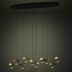   Függesztett LED lámpa - Dracera Eglo 390342, 2800 lm, 3000 K, 10x2,3 W, 220-240 V