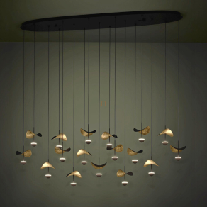   Függesztett LED lámpa - Dracera Eglo 390343, 4760 lm, 3000 K, 17x2,3 W, 220-240 V