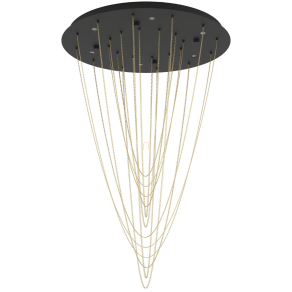  Láncos függesztett LED lámpa, 58 cm - Trepuco Eglo 390354, 3000 lm, 3000 K, 6x4,2 W, 220-240 V
