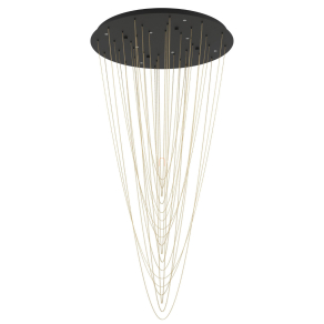   Láncos függesztett LED lámpa, 78 cm - Trepuco Eglo 390355, 4000 lm, 3000 K, 8x4,2 W, 220-240 V