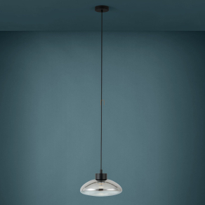   Függesztett LED lámpa, üveg, 30,5 cm - Sarnarra Eglo 390298, 510 lm, 2700 K, 5,4 W, 