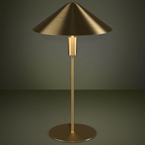   Asztali LED lámpa sárgaréz színben, 46,5 cm, érintőkapcsolós - Paraguay Eglo 390274, 1360 lm, 3000 K, állítható fényerősség, 12 W, 220-240 V