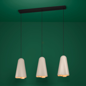   Drapéria hatású függesztett lámpa - Tolleric Eglo 390364, 3xE27 foglalattal, 220-240 V