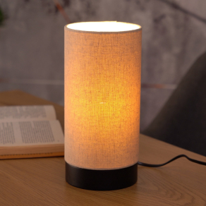   Textil éjjeli lámpa, 25 cm - Feniglia Eglo 900861, 1xE27 foglalattal