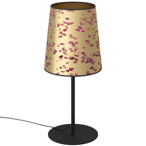   Mintás asztali lámpa pink-arany színben, 47 cm - Castuera Eglo 390294, 1xE27 foglalattal, 220-240 V