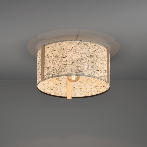   Textil mennyezeti lámpa, 40 cm - Hontongas Eglo 390322, 1xE27 foglalattal, 220-240 V