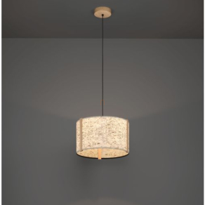   Textil függesztett lámpa, 40 cm - Hontongas Eglo 390323, 1xE27 foglalattal, 220-240 V