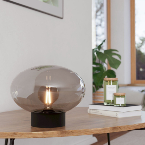   Asztali üveg lámpa, 27 cm - Madonnina Eglo 900945, 1xE27 foglalattal