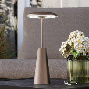   Szabályozható asztali LED lámpa, 28 cm, érintőkapcsolós, USB aljzattal - Piccola Eglo 900924, 270 lm, 2400/3000/4000K, állítható színhőmérséklet és fényerősség, 2,8 W, 5 V, IP54