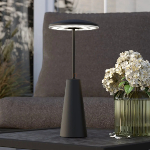   Szabályozható asztali LED lámpa, 28 cm, érintőkapcsolós, USB aljzattal - Piccola Eglo 900925, 270 lm, 2400/3000/4000K, állítható színhőmérséklet és fényerősség, 2,8 W, 5 V, IP54