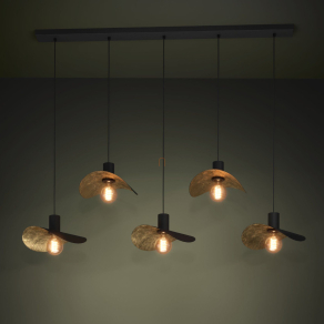   Függesztett lámpa - Saceda Eglo 390396, 5xE27 foglalattal, 220-240 V