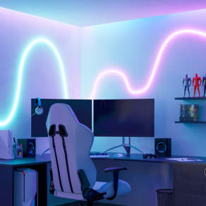   Okos LED szalag, 3 m - Neon-Stripe-Z Eglo 901108, 2400 lm, 3000-6500 K+RGB, állítható színhőmérséklet és szín, applikációval szabályozható, Bluetooth, ZIgbee, 20 W, 220-240 V