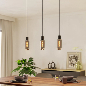   Loft függesztett lámpa - Maione Eglo 901005, 3xE27 foglalattal, 220-240 V