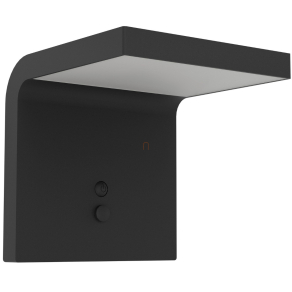   Kültéri napelemes fali LED lámpa mozgásérzékelővel - Spiante Eglo 901082, 800 lm, 4000 K, 6,5 W, 3,7 V, IP44